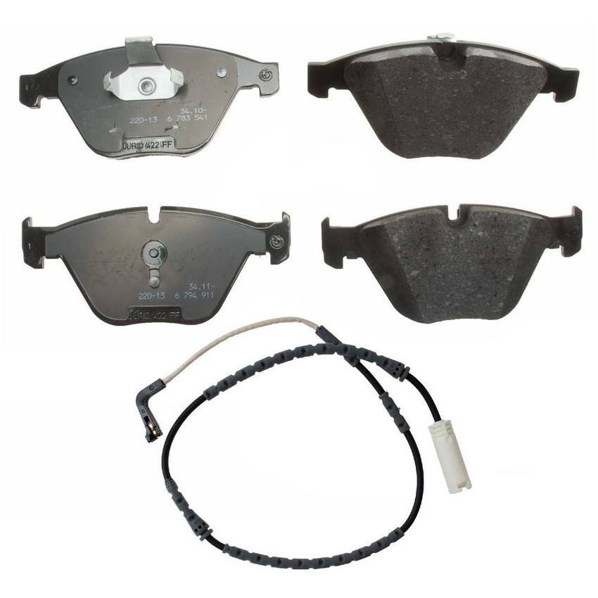 BMW Disc Brake Pad Set - Front (w/ Sensor)